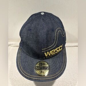 WESC New Era Denim Fitted Cap 7 3/8 - Street Style Hat